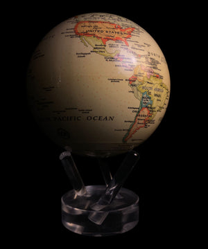 Globe Map dark background